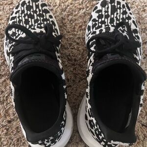 Adidas Black and White Sneakers